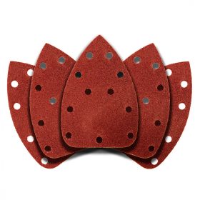   Csiszolópapír deltacsiszolóhoz, tépőzáras, 11 lyukas 140 x 140 x 80 mm, K60, 5 db