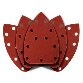   Csiszolópapír deltacsiszolóhoz, tépőzáras, 11 lyukas 140 x 140 x 80 mm, K120, 5 db