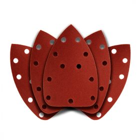   Csiszolópapír deltacsiszolóhoz, tépőzáras, 11 lyukas 140 x 140 x 80 mm, K180, 5 db