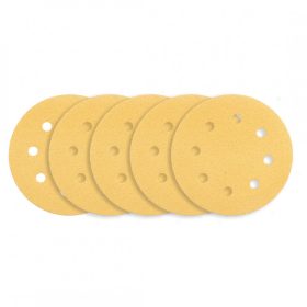   Tépőzáras csiszolópapír 180mm, k80, 5db, 8 lyukakkal csiszológéphez 59g263