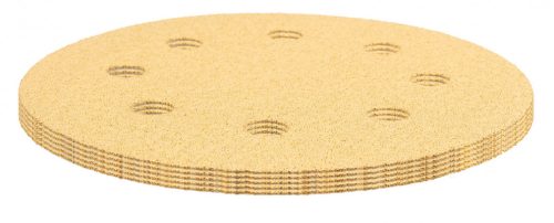 Tépőzáras csiszolópapír 180mm, k80, 5db, 8 lyukakkal csiszológéphez 59g263