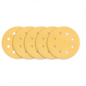   Tépőzáras csiszolópapír 180mm, k120, 5db, 8 lyukakkal csiszológéphez 59g263