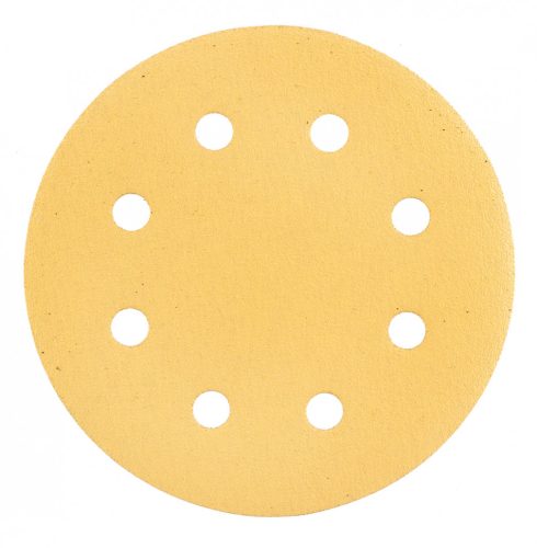 Tépőzáras csiszolópapír 180mm, k120, 5db, 8 lyukakkal csiszológéphez 59g263