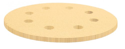 Tépőzáras csiszolópapír 180mm, k120, 5db, 8 lyukakkal csiszológéphez 59g263