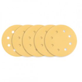   Tépőzáras csiszolópapír 180mm, k180, 5db, 8 lyukkal, csiszológéphez 59g263