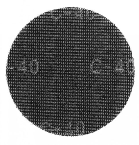 Gipszcsiszoló rács tépőzárral 180mm, k40, 5db csiszolóhoz 59g263