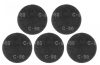 Gipszcsiszoló rács tépőzárral 180mm, k80, 5db csiszolóhoz 59g263