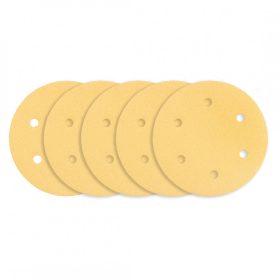   Tépőzáras csiszolópapír 225mm, k80, 5db, 6 lyukakkal az 59g264, 59g265 csiszológéphez.