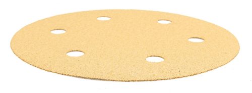 Tépőzáras csiszolópapír 225mm, k80, 5db, 6 lyukakkal az 59g264, 59g265 csiszológéphez.