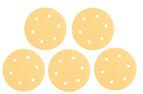 Tépőzáras csiszolópapír 225mm, k120, 5db, 6 lyukakkal az 59g264, 59g265 csiszológéphez.