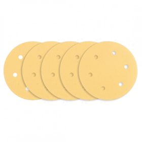   Tépőzáras csiszolópapír 225mm, k120, 5db, 6 lyukakkal az 59g264, 59g265 csiszológéphez.