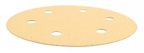 Tépőzáras csiszolópapír 225mm, k120, 5db, 6 lyukakkal az 59g264, 59g265 csiszológéphez.
