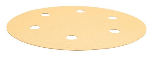 Tépőzáras csiszolópapír 225mm, k180, 5db, 6 lyukakkal az 59g264, 59g265 csiszológéphez.