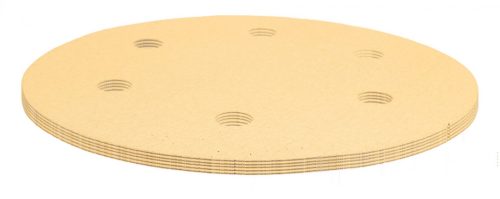 Tépőzáras csiszolópapír 225mm, k180, 5db, 6 lyukakkal az 59g264, 59g265 csiszológéphez.