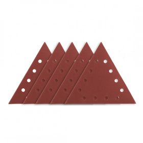   Tépőzáras csiszolópapír k180, háromszög alakú 12 lyukakkal, 5db csiszológéphez 59g264