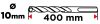 Betonfúró SDS PLUS 10x400mm, S4 type, 4 élű, vasbetonhoz