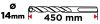 Betonfúró SDS PLUS 14x450mm, S4 type, 4 élű, vasbetonhoz