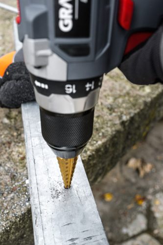 Lépcsős fúró készlet, 3db-os, HSS-titán, 4-12mm, 4-20mm, 4-32mm