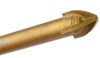 Univerzális, 4 élű üvegfúró, fa, műanyag, fém kőzetanyagok fúrásához, Titánium bevonat, 10mm