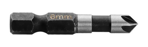 Süllyesztőfúró, csavarfejekhez, 1/4" hatszög szár, 6mm