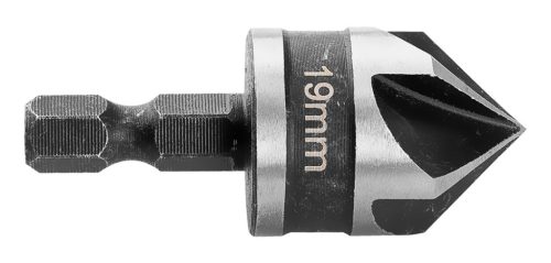 Süllyesztőfúró, csavarfejekhez, 1/4" hatszög szár, 19mm