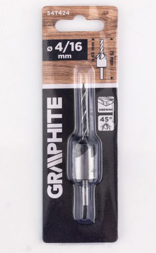 Süllyesztő és előfúró fához, 4/16mm