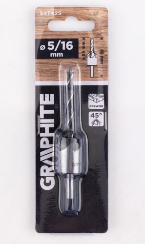 Süllyesztő és előfúró fához, 5/16mm