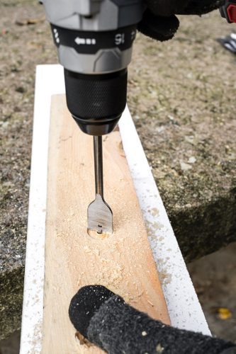 Lapos marófúró, 1/4" hatszög szár, 26x152mm