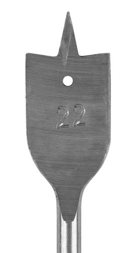 Lapos marófúró készlet, 1/4" hatszög szár, 10,13,16,19,22,25mm