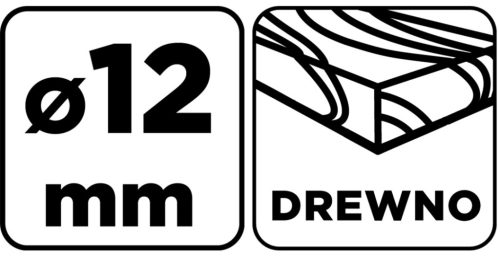 Fafúró, hosszú, 12x230mm