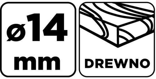 Fafúró, hosszú, 14x230mm