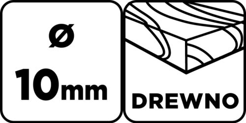 Fafúró, hosszú, 10x250mm