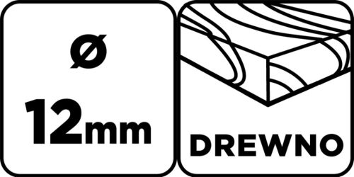 Fafúró, hosszú, 12x250mm