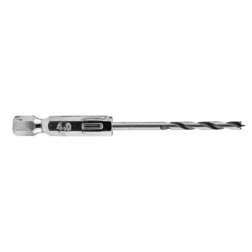 Fafúró, 1/4" hatszög szárral, 4mm, min. rendelés: 3db
