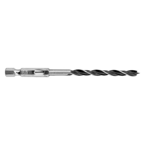 Fafúró, 1/4" hatszög szárral, 6mm, min. rendelés: 3db