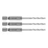 Csigafúró, 1/4" hatszög szárral, HSS DIN 338, 2mm, 3db/cs