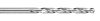 Csigafúró, 1/4" hatszög szárral, HSS DIN 338, 2mm, 3db/cs