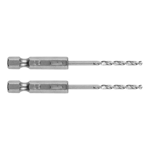 Csigafúró, 1/4" hatszög szárral, HSS DIN 338, 2,5mm, 2db/cs