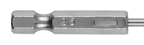 Csigafúró, 1/4" hatszög szárral, HSS DIN 338, 2,5mm, 2db/cs