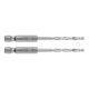 Csigafúró, 1/4" hatszög szárral, HSS DIN 338, 3mm, 2db/cs
