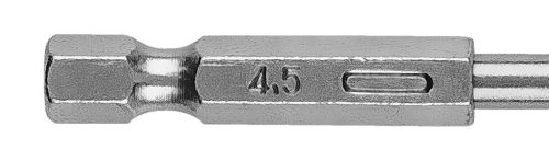 Csigafúró, 1/4" hatszög szárral, HSS DIN 338, 4,5mm, 2db/cs