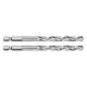 Csigafúró, 1/4" hatszög szárral, HSS DIN 338, 7mm, 2db/cs