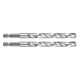 Csigafúró, 1/4" hatszög szárral, HSS DIN 338, 7,5mm, 2db/cs