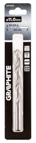 Csigafúró HSS, DIN338, 11mm