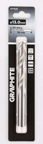 Csigafúró HSS, DIN338, 13mm