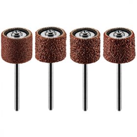   Csiszolóhüvely 12.7 mm, K60, K80, K120, K240, készlet 100 db + szár 3.2 mm, 2 db