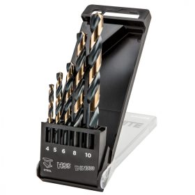   HSS-CNC Csigafúró készlet, 124, "Pro-Tec", 4.0 - 10.0mm, 5 db.