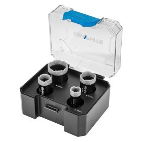 Körkivágó készlet, gyémántos, M14, 18,22.27,35mm