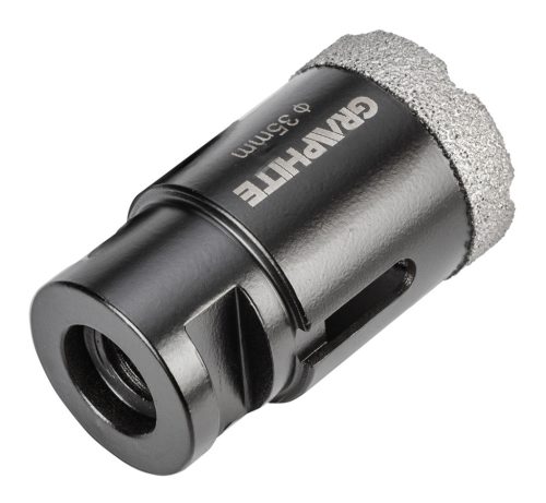 Körkivágó készlet, gyémántos, M14, 18,22.27,35mm