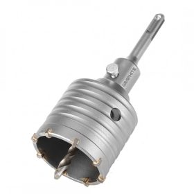   Koronafúró, körkivágó, 65 mm, SDS plus szárral és központfúróval